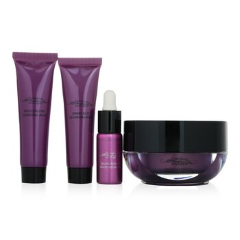 Gift Set: Cleansing Balm 10g + Cleansing Milk 10g + Rosehip Moisturizing Oil 5ml + Calendula Cream 8g