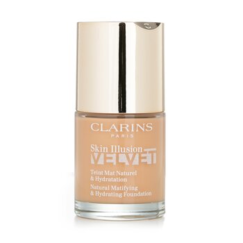 Clarins Skin Illusion Velvet Natural Matifying & Hydrating Foundation - # 112C Amber