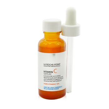 La Roche Posay Vitamin C Serum - Anti-Wrinkle Concentrate With Pure Vitamin C 10% (Box Slightly Damaged)