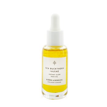 Bjork & Berries Sea Buckthorn+ Algae Instant Glow Face Oil