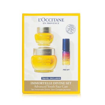 Immortelle Divine Set: Cream 50ml + Eye Balm 15ml + Overnight Reset Oil-In-Serum 5ml