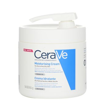 CeraVe Moisturising Cream For Dry to Very Dry Skin (With Pump)