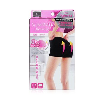 Buttocks Shorts for Sports, #Black (Size: L)