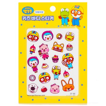 April Korea Pororo Body Sticker - # CT03