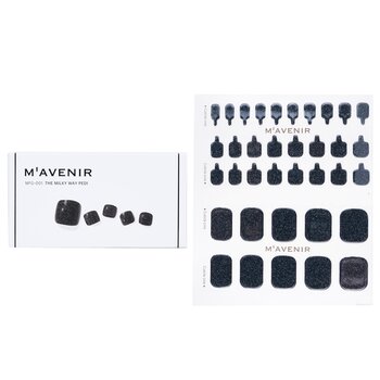 Nail Sticker (Black) - # The Milky Way Pedi