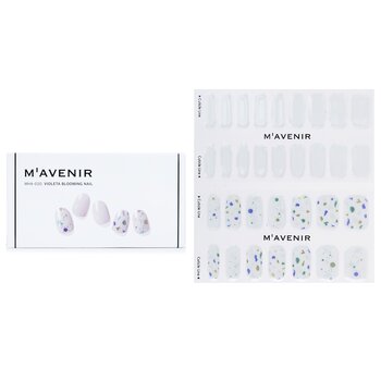 Mavenir Nail Sticker (White) - # Violeta Blooming Nail