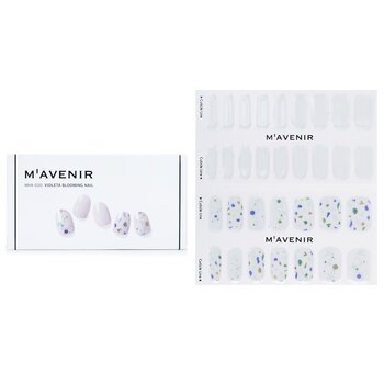 Mavenir Nail Sticker (White) - # Violeta Blooming Nail