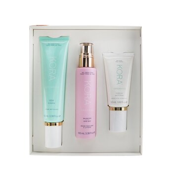 3 Step System - Dry Skin: Cream Cleanser 100ml + Balancing Rose Mist 100ml + Hydrating Moisturizer 50ml (Exp. Date 06/2023)