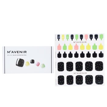 Mavenir Nail Sticker (Black) - # Black Neonstar Pedi