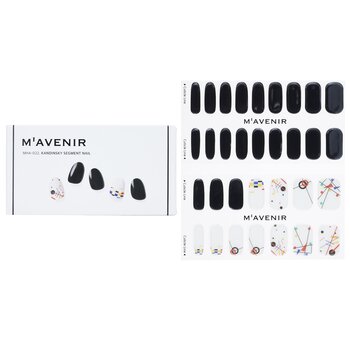 Mavenir Nail Sticker (Black) - # Kandinsky Segment Nail