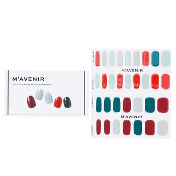 Mavenir Nail Sticker (Assorted Colour) - # X-Mas In Botanic Garden Nail