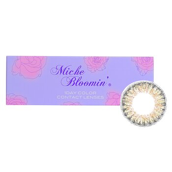 Miche Bloomin Quarter Veil 1 Day Color Contact Lenses (102 Bronze Ash) - - 4.00