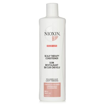 Nioxin Density System 3 Acondicionador Terapia de Cuero Cabelludo (Cabello Tinturado, Adelgazamiento Ligero, Seguro para el Color)