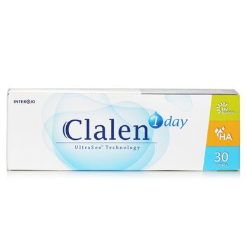 Clalen 1 Day Ultra-Soo Clear Contact Lenses - - 2.50