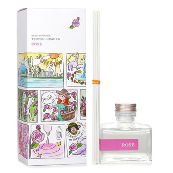 Daily Aroma Japan Tsutsu Uraura Deodorant Reed Diffuser - Rose