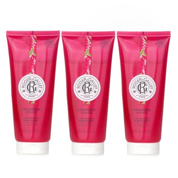 Roge & Gallet 【Super Saver Pack】Gingembre Rouge Wellbeing Shower Gel x3