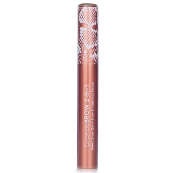 Grande Cosmetics (GrandeLash) GrandeBROW 2 en 1 Gel para cejas con color + Sérum potenciador de cejas - # Medio
