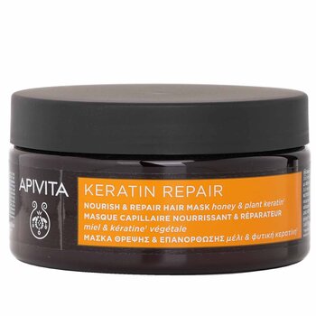 Apivita Mascarilla capilar nutritiva y reparadora con keratina