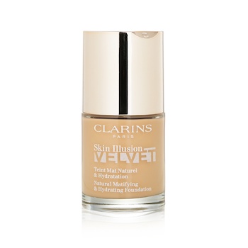 Clarins Base de Maquillaje Skin Illusion Velvet Matificante e Hidratante Natural - # 110N Honey