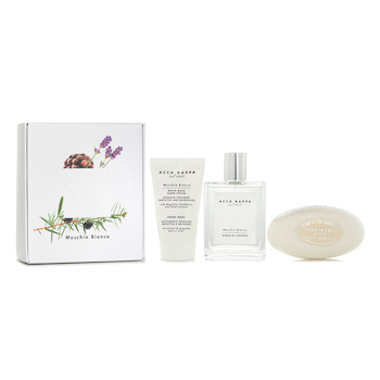 Acca Kappa Set Musgo Blanco (1x Eau De Cologne Spray 100ml + 1x Crema de Manos 75ml + 1x Jabón 150g)