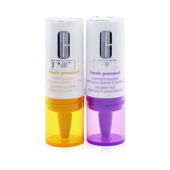 Fresh Pressed Clinical Daily+Overnight Boosters (1x Daily Booster 8.5ml/0.29oz+ 1x Overight Booster 6ml/0.2oz)